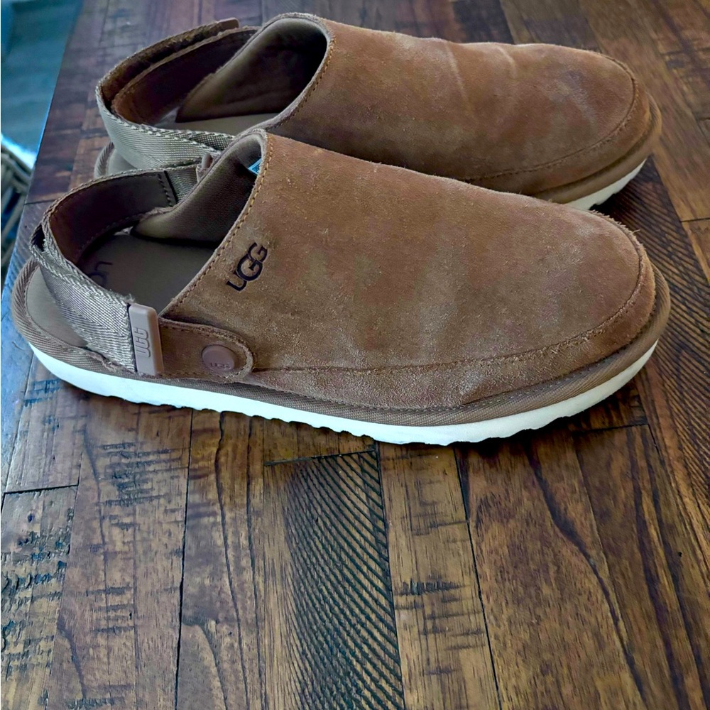 Vguc UGG Goldstar clogs color chestnut sz 6